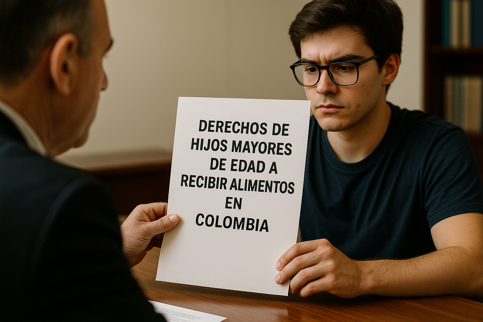 Derechos de hijos mayores de edad a recibir alimentos en Colombia